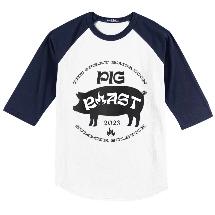 Brigadoon Pig Roast Summer 23 Raglan Baseball Baseball Sleeve Shirt