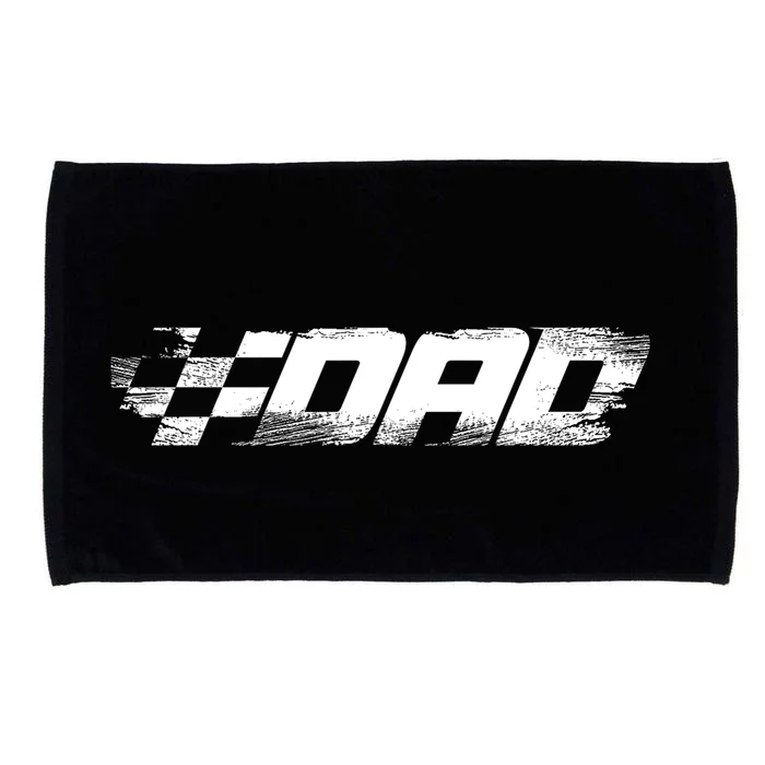 Birthday Party Racing Family Pit Crew Race Dad Microfiber Hand Towel