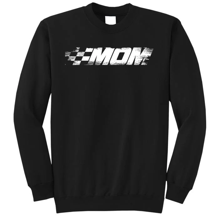 Birthday Party Racing Family Pit Crew Race Mom Sweatshirt