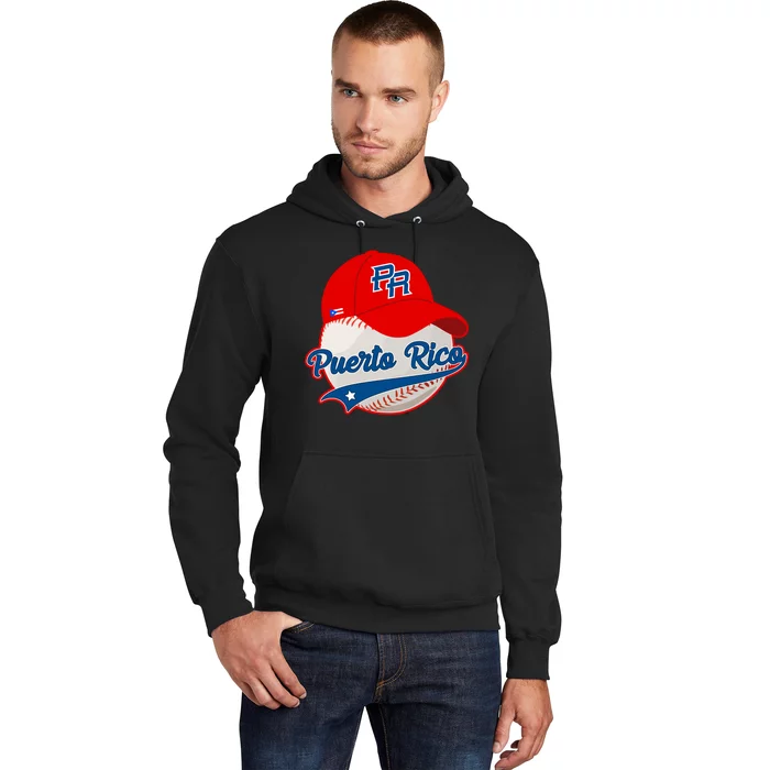 Boricua Puerto Rican Puerto Rico Baseball Hoodie