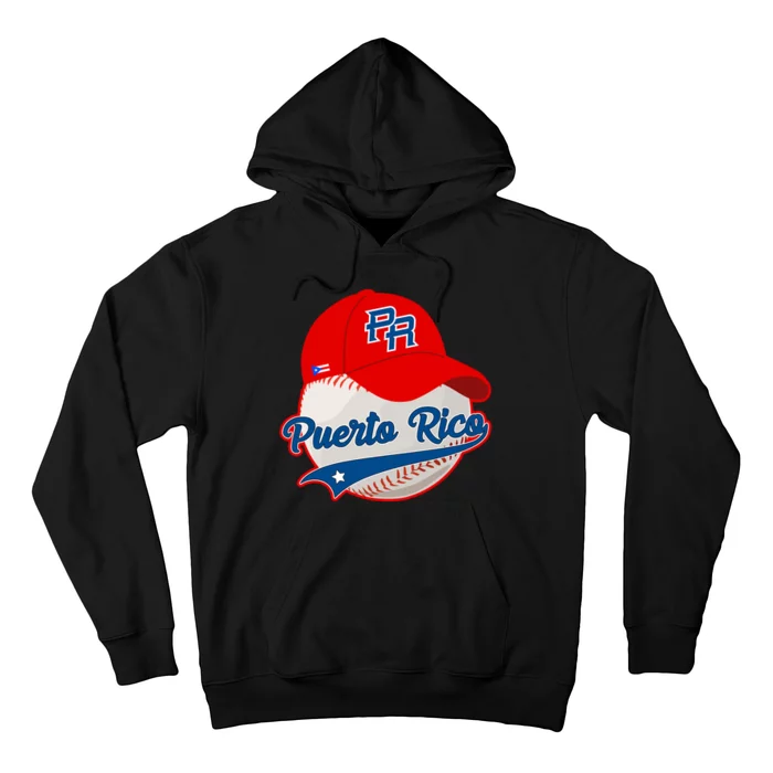 Boricua Puerto Rican Puerto Rico Baseball Hoodie