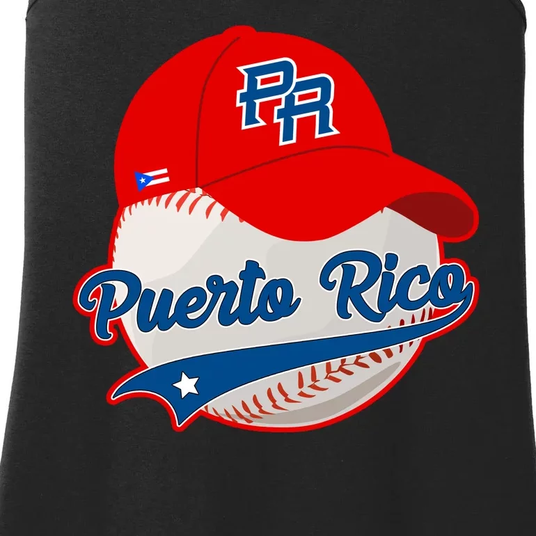 Boricua Puerto Rican Puerto Rico Baseball Ladies Essential Tank