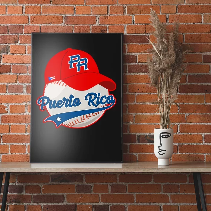 Boricua Puerto Rican Puerto Rico Baseball Poster