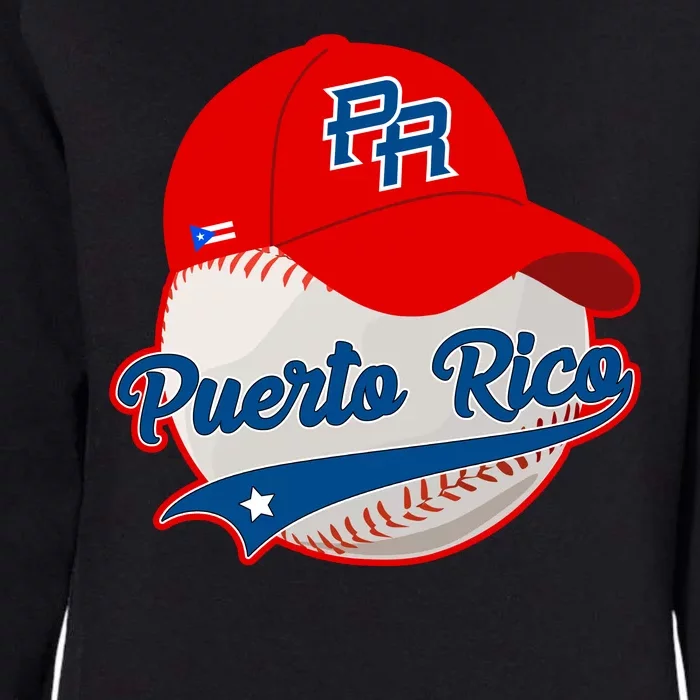 Boricua Puerto Rican Puerto Rico Baseball Womens California Wash Sweatshirt