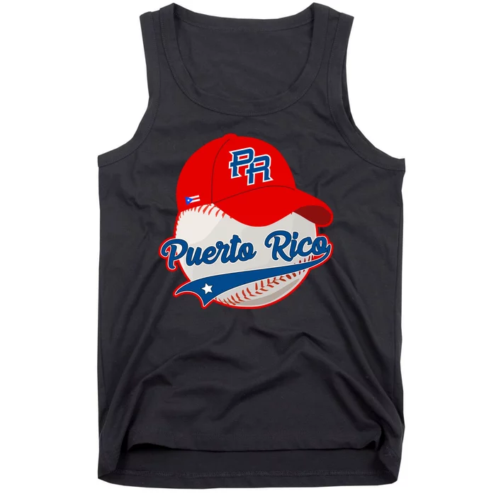 Boricua Puerto Rican Puerto Rico Baseball Tank Top