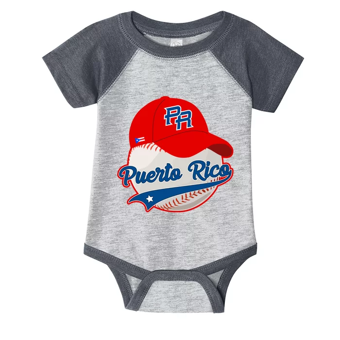 Boricua Puerto Rican Puerto Rico Baseball Infant Baby Jersey Bodysuit