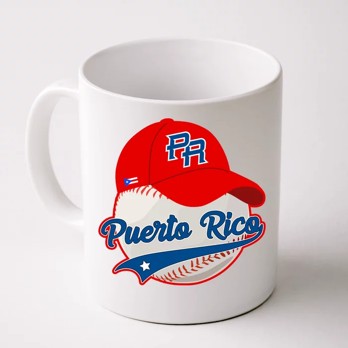 Boricua Puerto Rican Puerto Rico Baseball Front & Back Coffee Mug