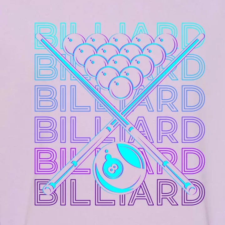 Billiard Player Retro Funny Gift Garment-Dyed Sweatshirt