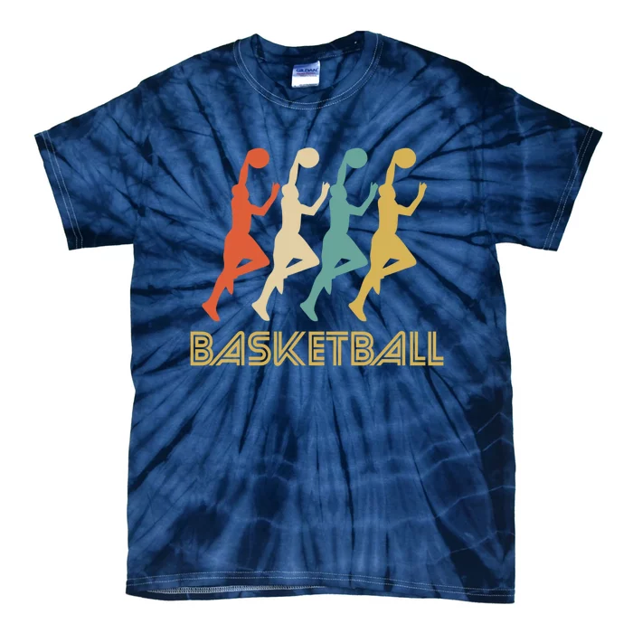 Basketball Player Retro Pop Art Graphic Tie-Dye T-Shirt