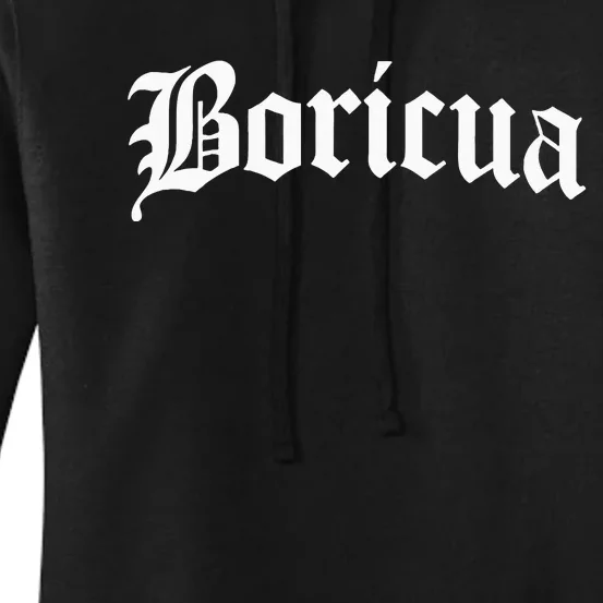 Boricua Puerto Rican Rico Pride Gift Women's Pullover Hoodie