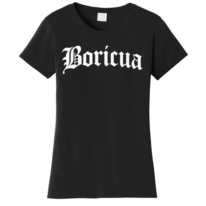 Boricua Puerto Rican Rico Pride Gift Women's T-Shirt