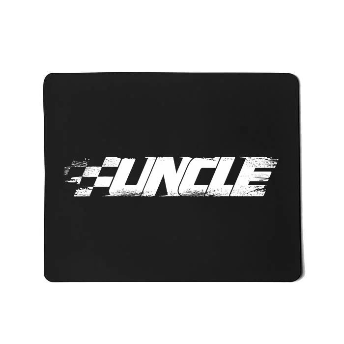 Birthday Party Racing Family Pit Crew Race Car Uncle Mousepad