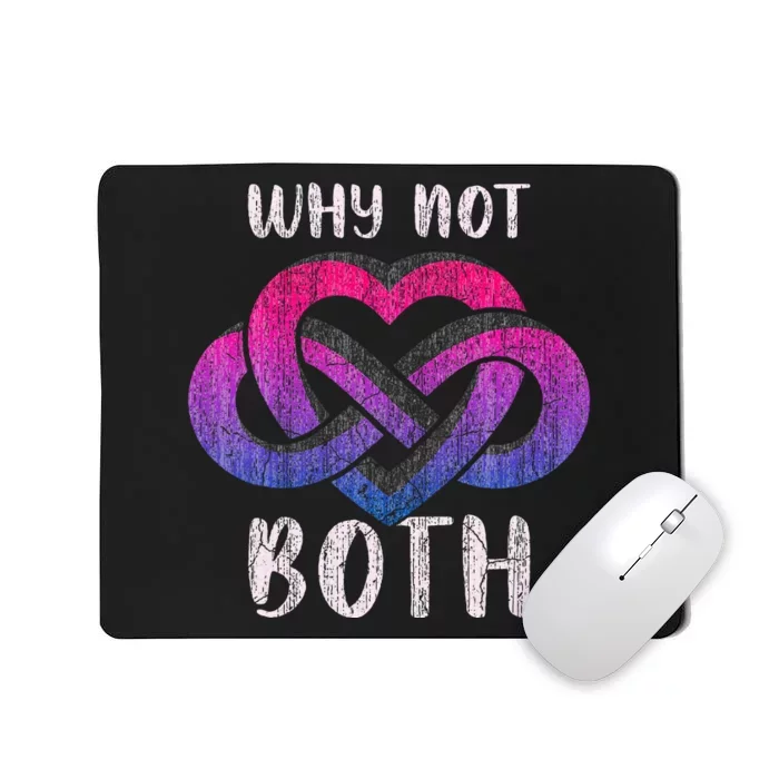 Bisexual Polyamory Symbol Why Not Both Bi Pride Mousepad