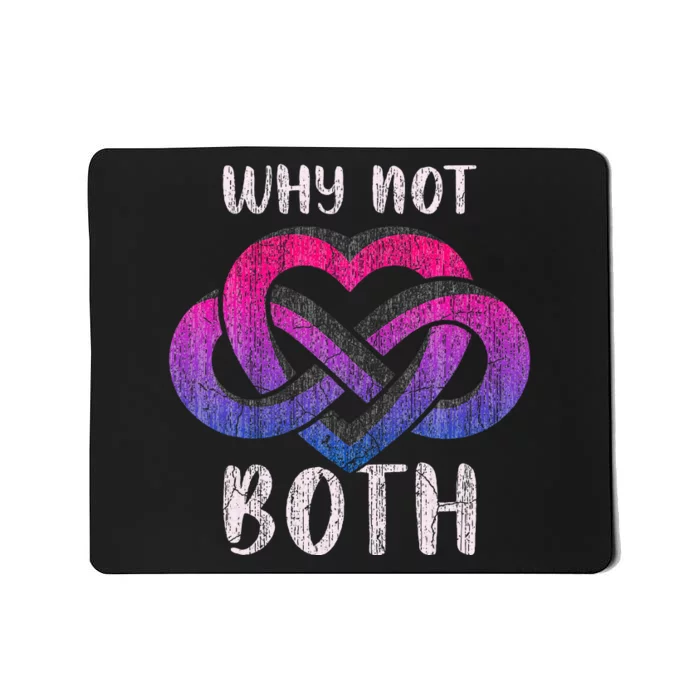 Bisexual Polyamory Symbol Why Not Both Bi Pride Mousepad