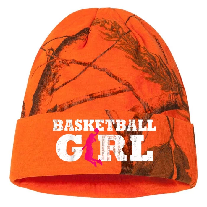 Basketball Player Silhouette Sport Gift Kati - 12in Camo Beanie