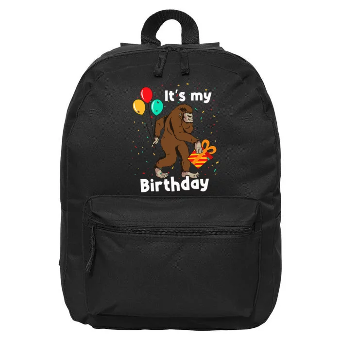 Bigfoot Party Supplies ItS My Birthday Sasquatch Crew 16 in Basic Backpack