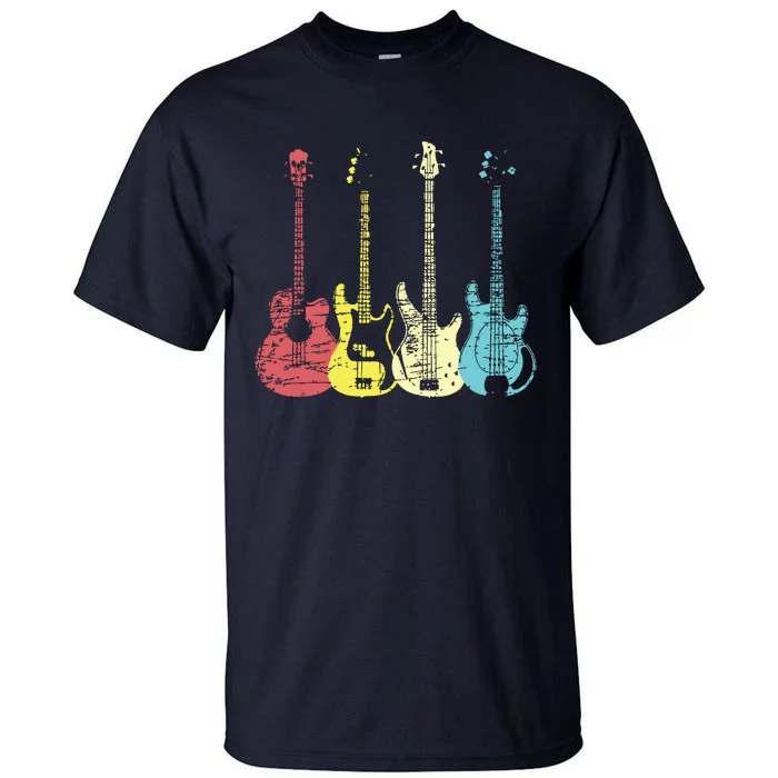 Bass Player Shirts Men Gift For Bass Guitar Player Bassist Tall T-Shirt