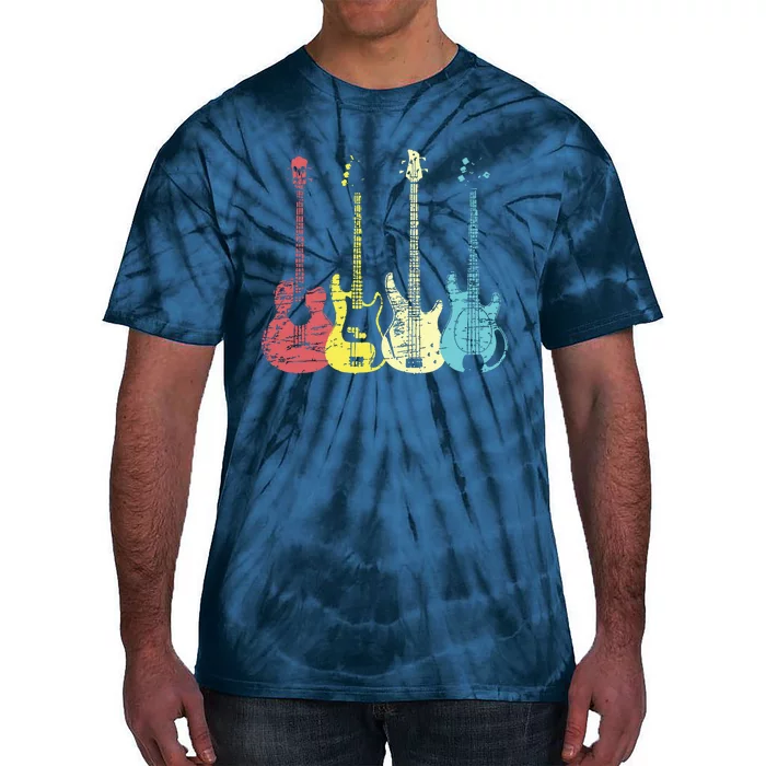 Bass Player Shirts Men Gift For Bass Guitar Player Bassist Tie-Dye T-Shirt