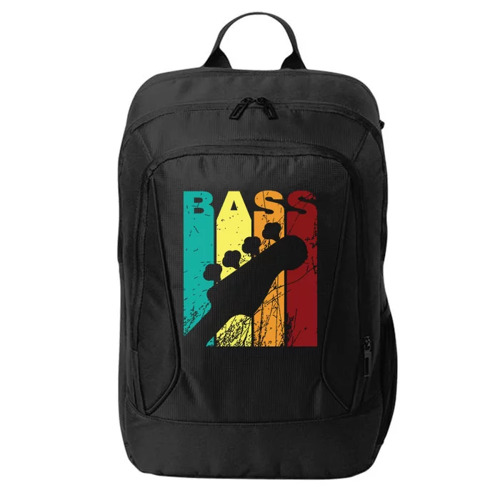 Bass Player Shirts Men Gift For Bass Guitar Player Bassist City Backpack