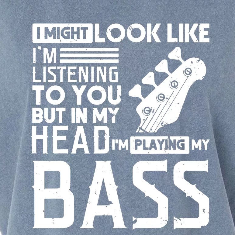 Bass Player Shirts Men Gift For Bass Guitar Player Bassist Garment-Dyed Women's Muscle Tee