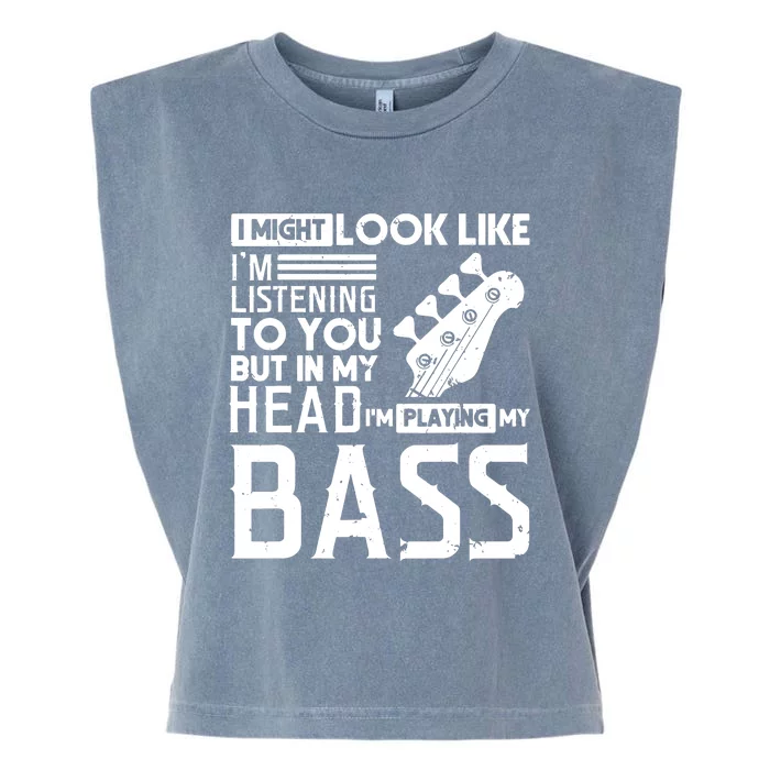 Bass Player Shirts Men Gift For Bass Guitar Player Bassist Garment-Dyed Women's Muscle Tee