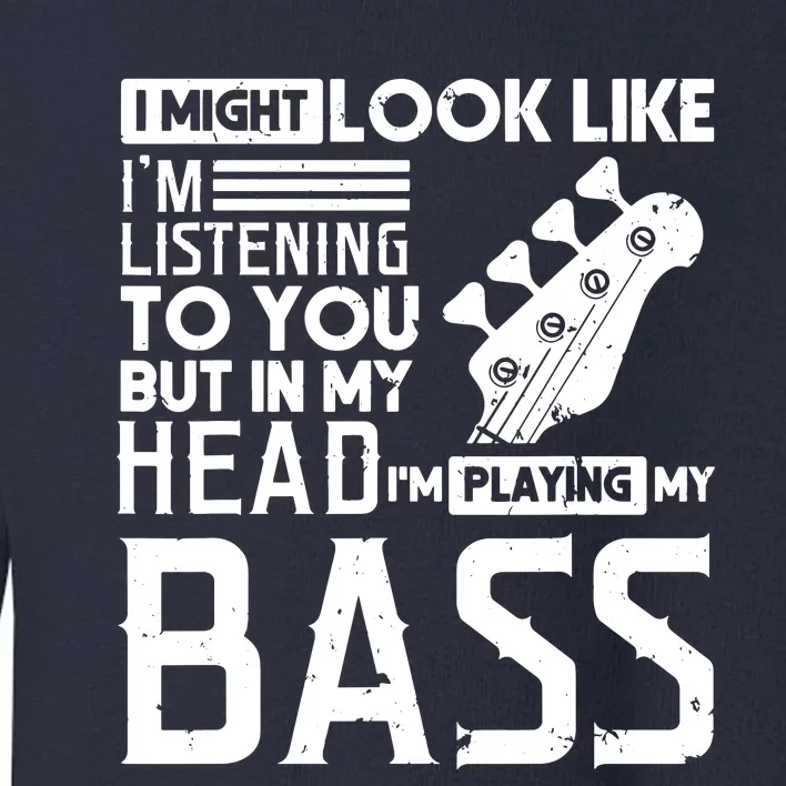 Bass Player Shirts Men Gift For Bass Guitar Player Bassist Toddler Sweatshirt