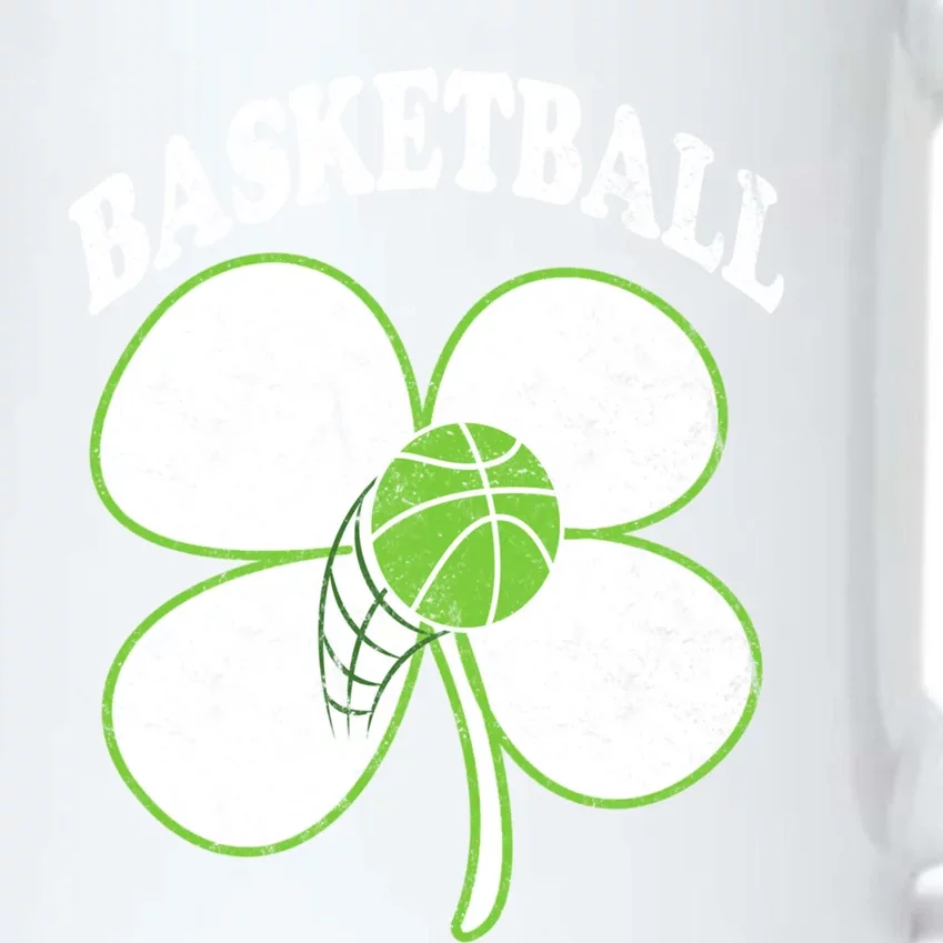 Basketball Player St Patricks Day Irish Funny Coach Gift Black Color Changing Mug