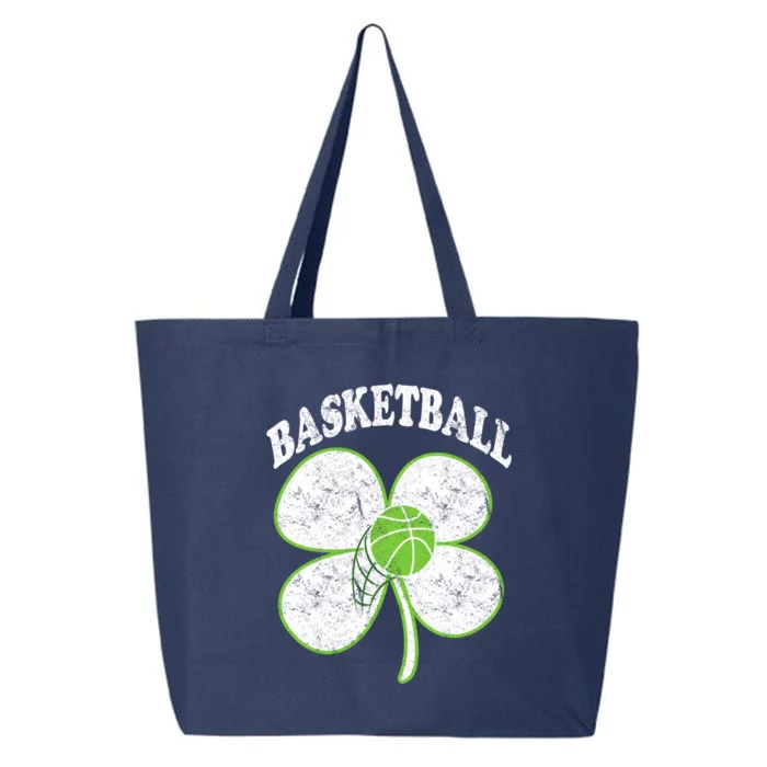 Basketball Player St Patricks Day Irish Funny Coach Gift 25L Jumbo Tote