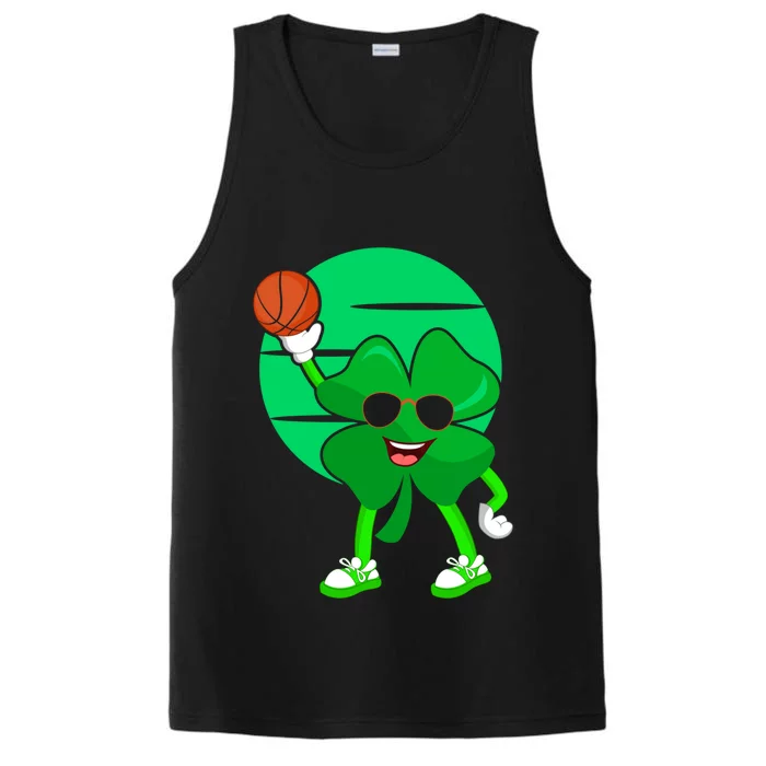 Basketball Player St Patrick's Day Irish Pride Gift Performance Tank