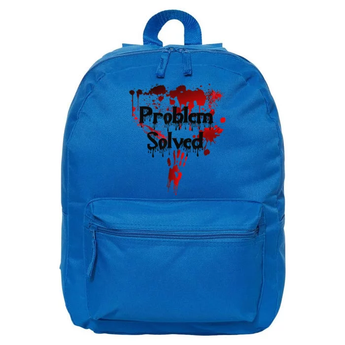 Bloody Problem Solved Halloween 16 in Basic Backpack