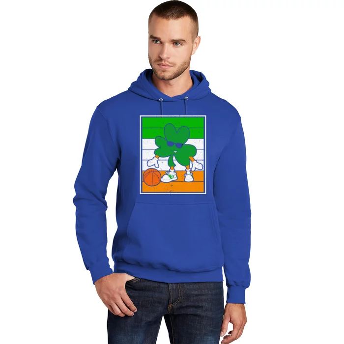 Basketball Player St Patrick's Day Irish Pride Gift Hoodie