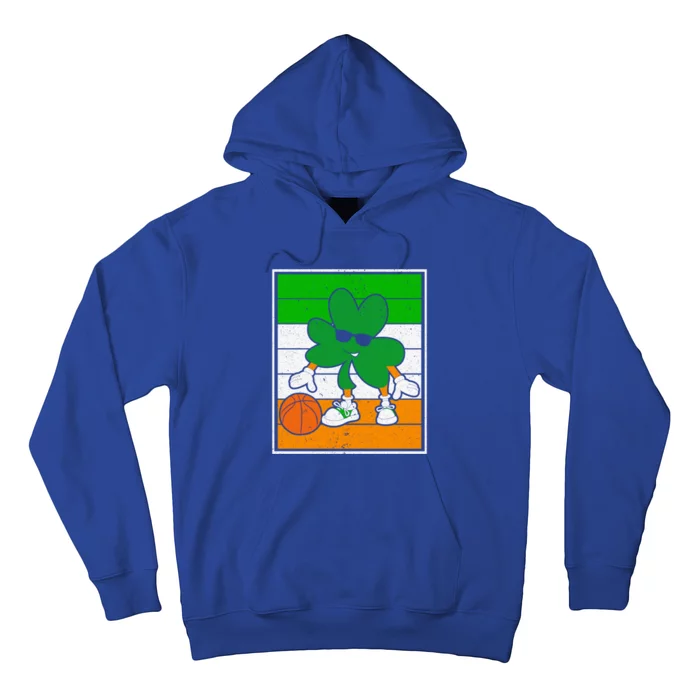 Basketball Player St Patrick's Day Irish Pride Gift Hoodie