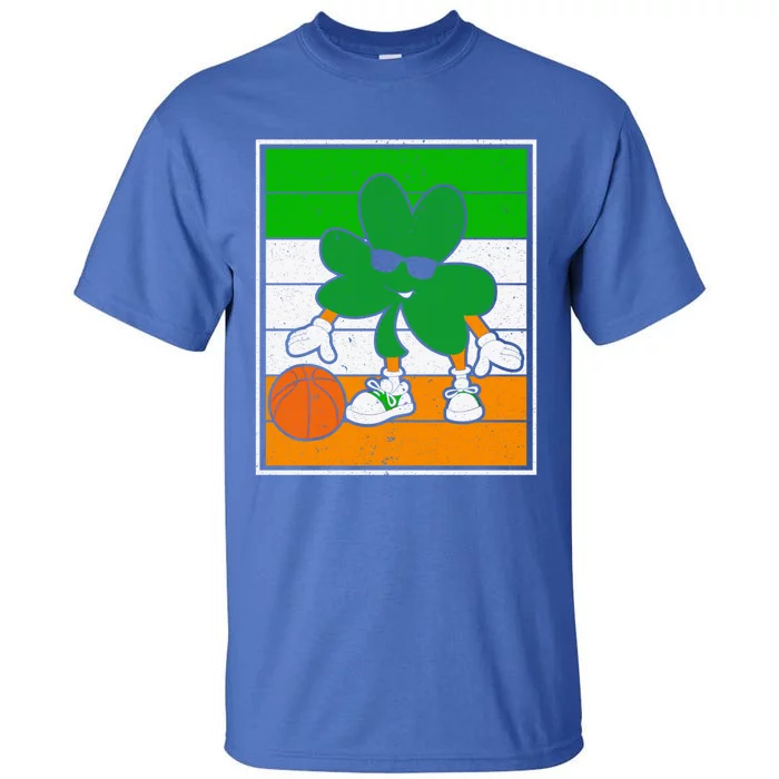 Basketball Player St Patrick's Day Irish Pride Gift Tall T-Shirt