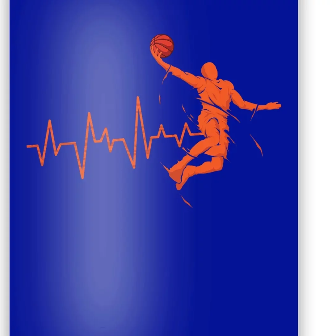 Basketball Player Streetball Sport Game Heartbeat Player Cute Gift Poster