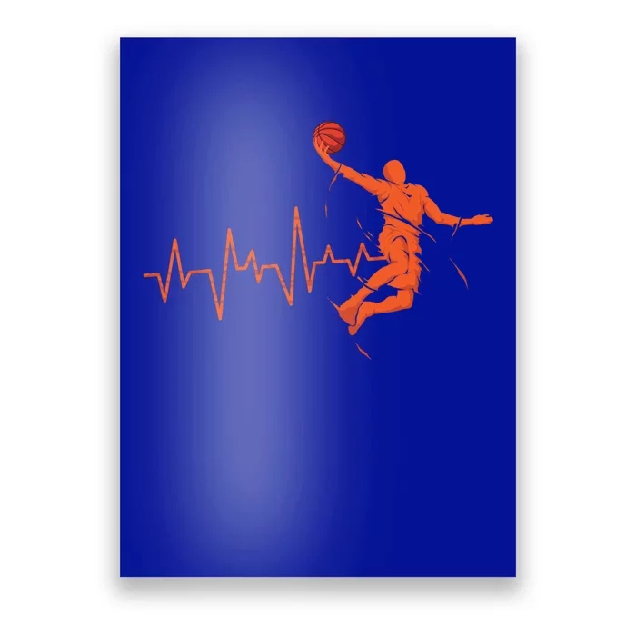 Basketball Player Streetball Sport Game Heartbeat Player Cute Gift Poster