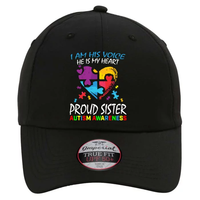 Blue Proud Sister Autism Awareness Brother Cute Gift The Original Performance Cap