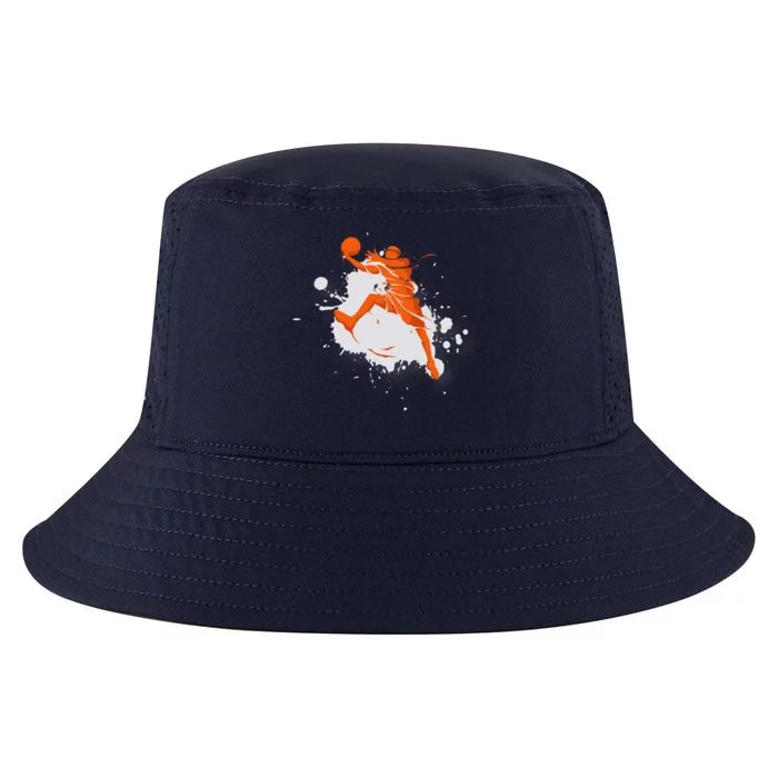 Basketball Player Slam Dunk Splash Cool Comfort Performance Bucket Hat