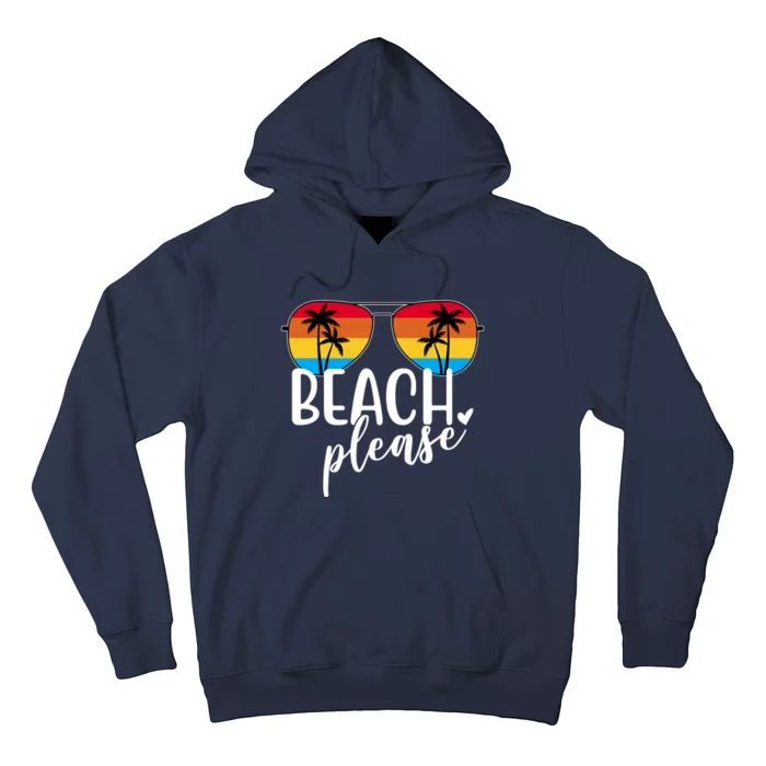 Beach Please Summer Sunset Hoodie