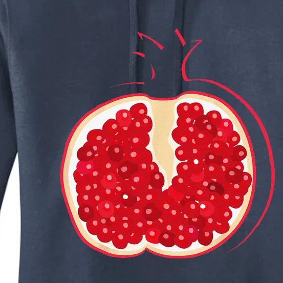 Big Pomegranate Sliced Costume Cute Easy Halloween Gift Women's Pullover Hoodie