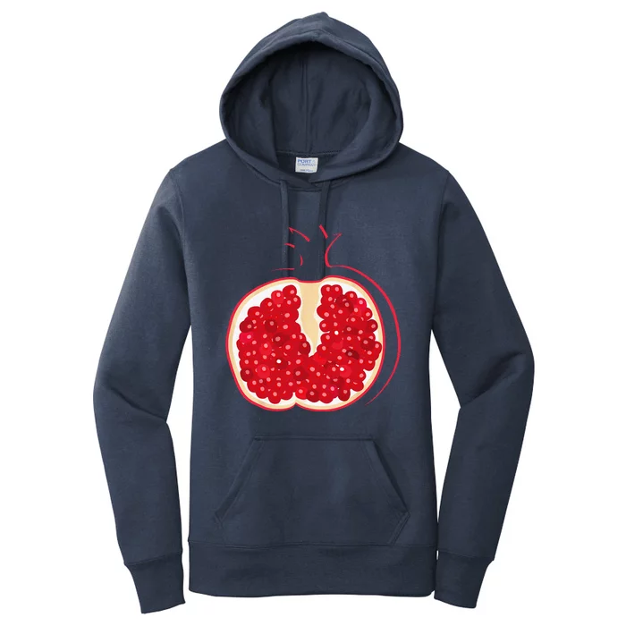 Big Pomegranate Sliced Costume Cute Easy Halloween Gift Women's Pullover Hoodie