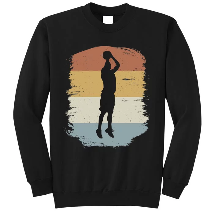 Basketball Player - Streetball Baller Shooting Basketball Tall Sweatshirt