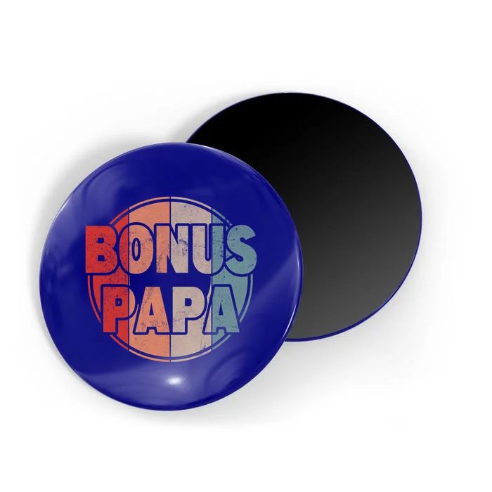 Bonus Papa Step Father Vintage Father's Day Stepdad Gift Magnet