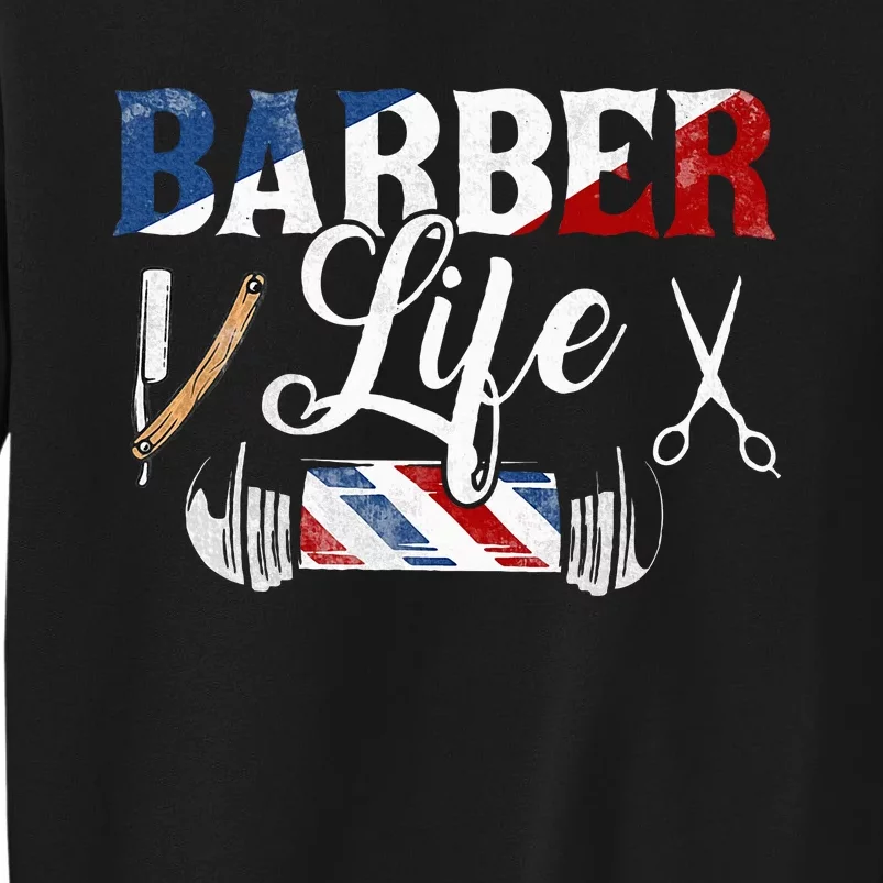 Barberlife Pole Scissors Blade Sweatshirt