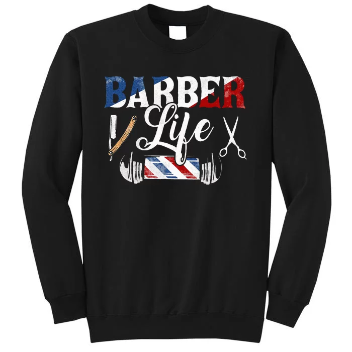 Barberlife Pole Scissors Blade Sweatshirt