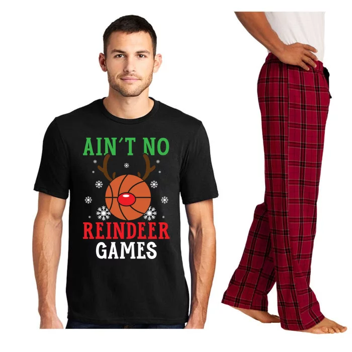 Basketball Player Sport Lover Merry Xmas Christmas Day Funny Gift Pajama Set