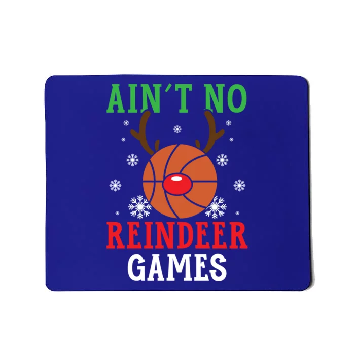 Basketball Player Sport Lover Merry Xmas Christmas Day Funny Gift Mousepad