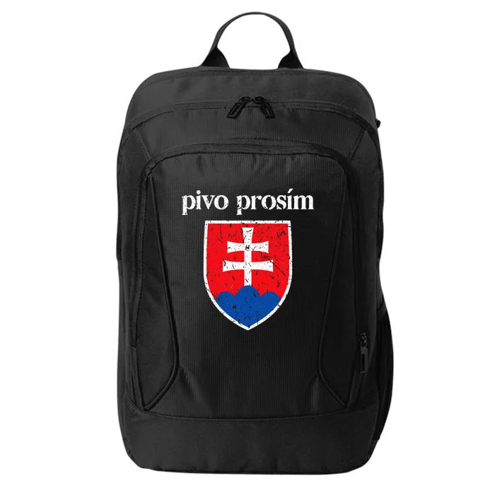 Beer Please Slovak Slovakia Flag Pride Pivo ProsíM City Backpack