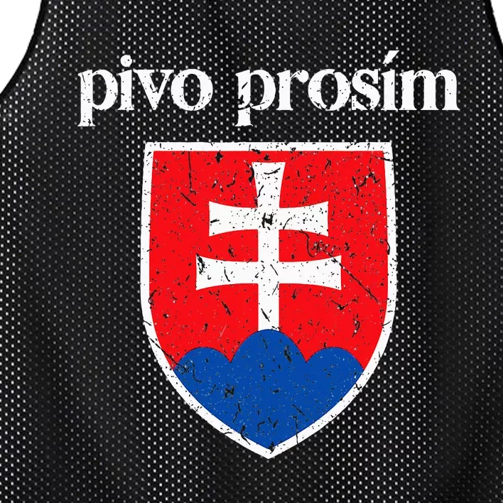 Beer Please Slovak Slovakia Flag Pride Pivo ProsíM Mesh Reversible Basketball Jersey Tank