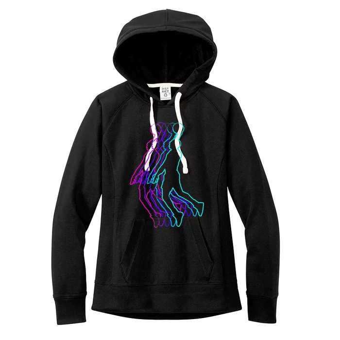 Basketball Player Slam Dunk Women's Fleece Hoodie