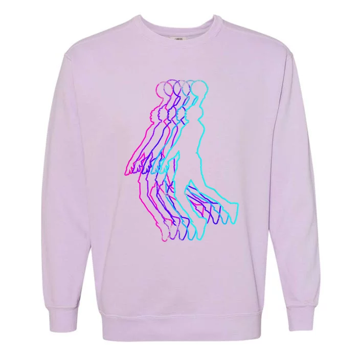 Basketball Player Slam Dunk Garment-Dyed Sweatshirt